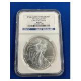LOT 1400 2011 MS69 SILVER EAGLE
