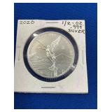 LOT 1403 2020 1/2 OZ SILVER LIBERTAD