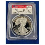 LOT 1404 2017 PR70 CAMEO SILVER EAGLE