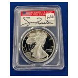 LOT 1406 2017W PR70 SILVER CAMEO EAGLE