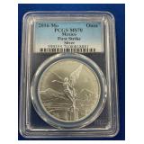 LOT 1435 2016 MS70 SILVER 1 OZ LIBERTAD