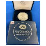 LOT 1481 END OF WWII SILVER EAGLE