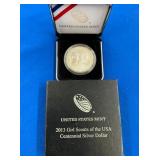 LOT 1482 2013 GIRL SCOUT SILVER DOLLAR