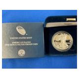 LOT 1485 2017 1 OZ SILVER CAMEO EAGLE
