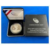 LOT 1487 2016 100TH ANN. SILVER COIN