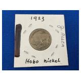 LOT 1493 RARE 1923 HOBO BUFFALO NICKEL