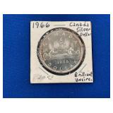 LOT 1494 1966 SILVER CANADA DOLLAR
