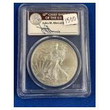 LOT 1500 2012W MS69 SILVER EAGLE