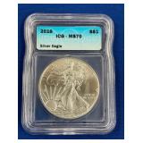 LOT 1504 2016 MS70 SILVER EAGLE