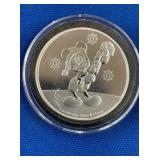 LOT 1507 2020 1 OZ SILVER MICKEY MOUSE