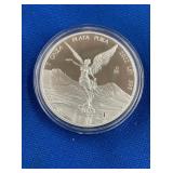 LOT 1521 2022 1 OZ CAMEO SILVER LIBERTAD