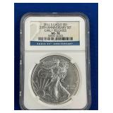 LOT 1522 2011 MS70 1 OZ SILVER EAGLE