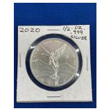 LOT 1527 2020 1 OZ SILVER LIBERTAD