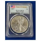 KIT 1546 2017 MS70 SILVER EAGLE