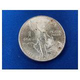 LOT 1569 1985 1OZ SILVER LIBERTAD