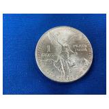 LOT 1579 1985 1OZ SILVER LIBERTAD