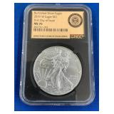 LOT 1582 2019W MS70 SILVER EAGLE