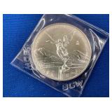 LOT 1593 2000 1 OZ SILVER LIBERTAD