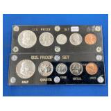 LOT 1605 1953M,54 US PROOF SETS