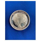 LOT 1609 2 OZ SILVER AMERICAN LANDMARKS