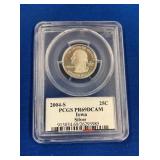 LOT 1612 2004S PR69 SILVER CAMEO QUARTER