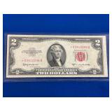 LOT 1639 1953C STAR RED SEAL $2