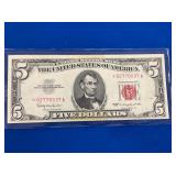 LOT 1640 $1 1953 STAR RED SEAL