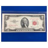 LOT 1645 $2 1953C RED SEAL