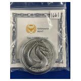 LOT 1661 1 OZ SILVER GERMANIA BEASTS