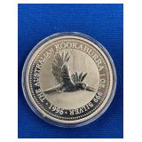 LOT 1668 1996 1OZ SILVER KOOKABURRA