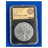 LOT 1678 2019W SILVER MS70 EAGLE
