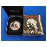 LOT 1689 1 OZ SILVER MONROE COIN