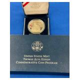 LOT 1703 2004 THOMAS ALVA EDISON COIN