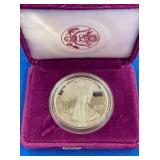 LOT 1708 1990 SILVER EAGLE
