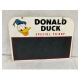DST DONALD DUCK MENU SIGN