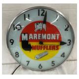 15IN MAREMONT MUFFLERS CLOCK