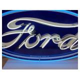 CLOSEUP NICE FORD NEON SIGN