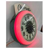 CAN W/CLOCK FACE MEASURES 7 1/2IN. TOTAL