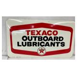 1966 OUTBOARD SST TEXACO LUBRICANTS SIGN