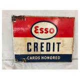 OTHERSIDE VIEW ESSO CARDS SIGN