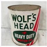 1G. WOLFS HEAD HEAVY DUTY OIL CAN
