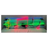 UNUSUAL MUSICAL NOTE NEON SIGN
