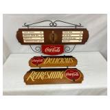 KAY 3PC. COCA COLA MENU SIGN