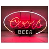 COORS BEER NEON SIGN