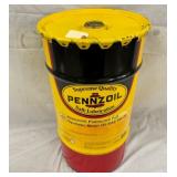 16G. PENNZOIL BARREL W/ LID
