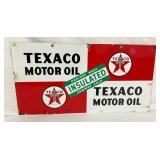 DSP TEXACO MOTOR OIL SIGN