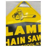 CLOSE UP VIEW W/CHAINSAW 