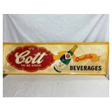 SST EMB. COTT BEVERAGES SIGN 