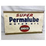 AMOCO SUPER PERMALUBE SIGN 