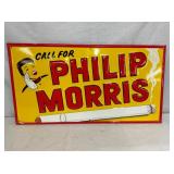 EMB. PHILLIP MORRIS CIGARETTE SIGN 